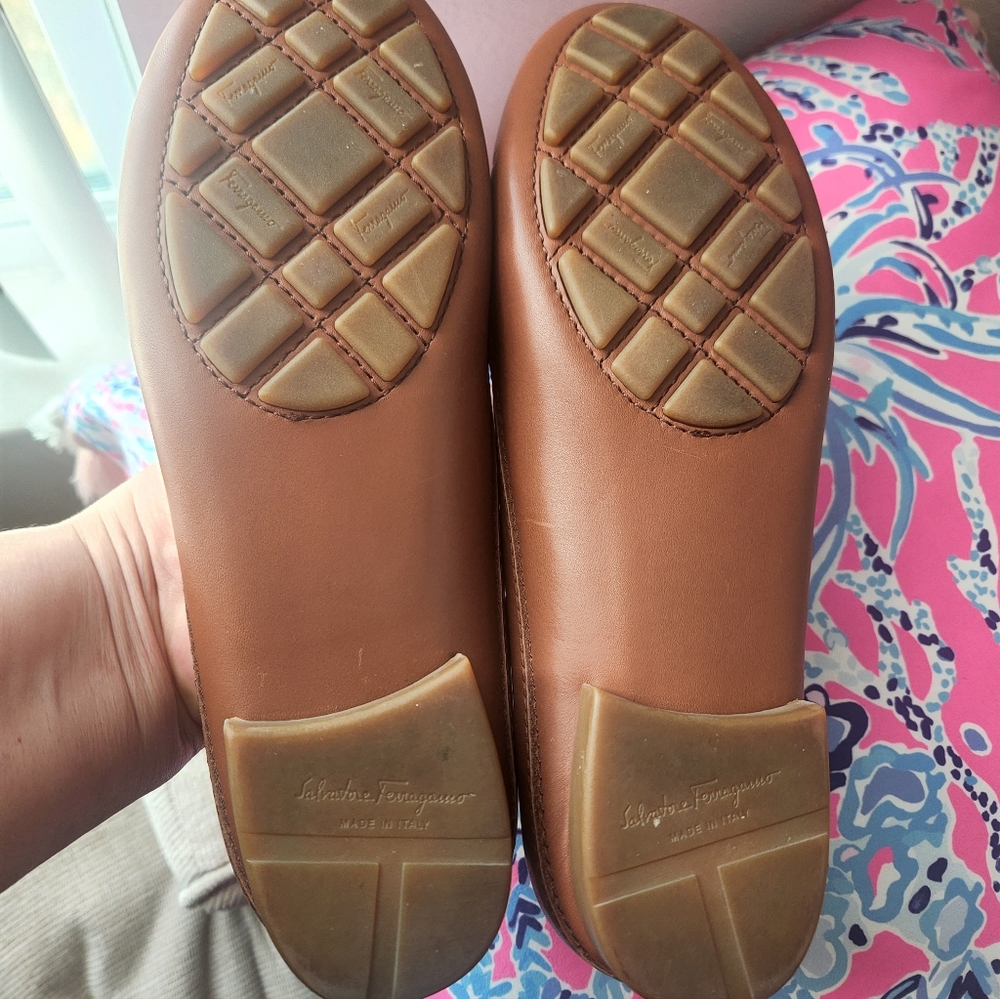 Salvatore Ferragamo Women's Brown Loafers - Picture 5 of 12